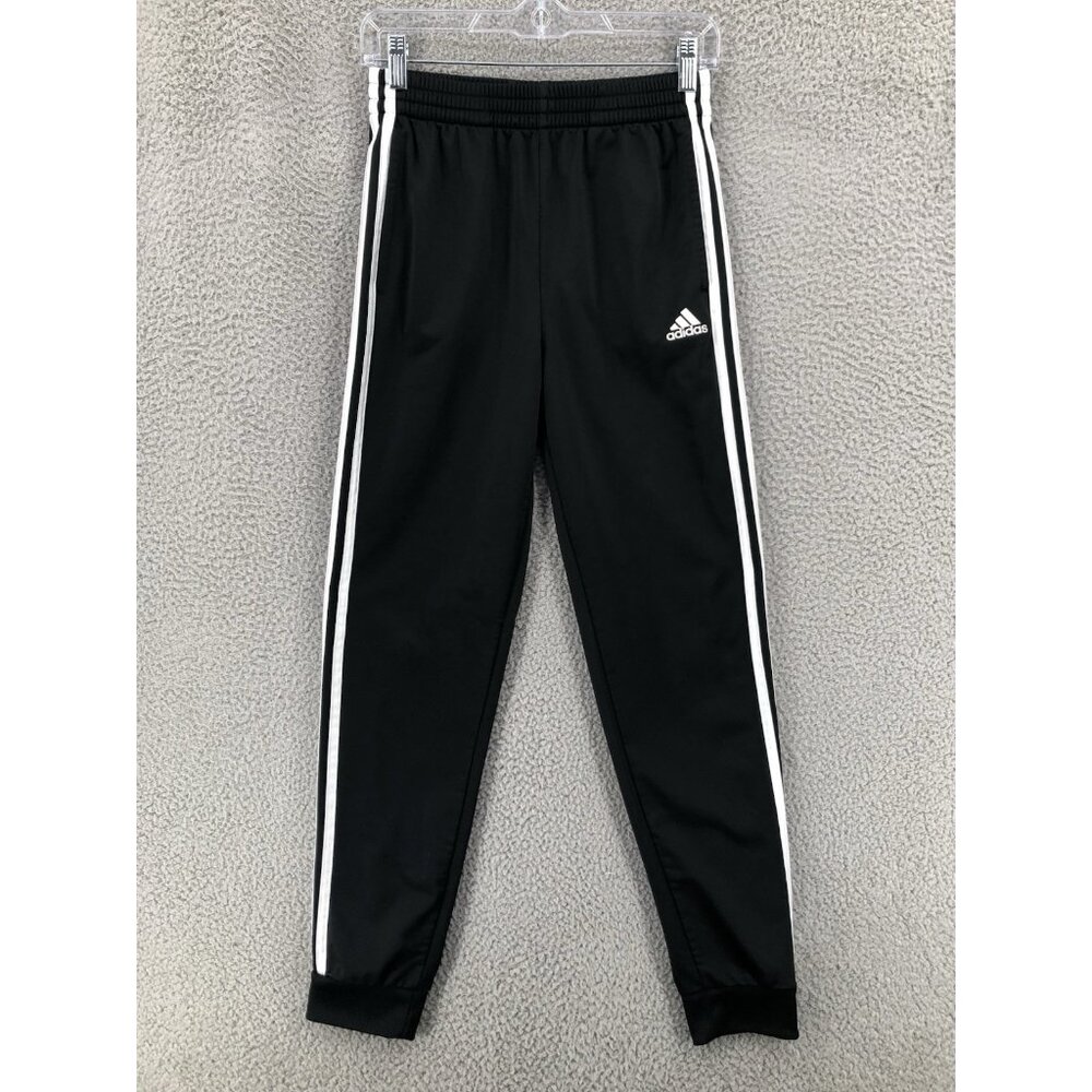 Adidas Sweatpants Joggers Jogging Pants Youth Boys Large (14/16) Black 10224